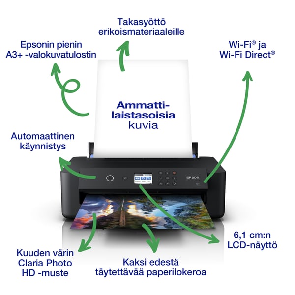Epson Expression Photo HD XP-15000 – langaton A3+ -mustesuihkutulostin