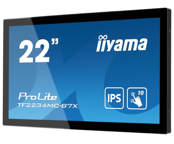 iiyama ProLite TF2234MC-B7X computerskærm 54,6 cm (21.5") 1920 x 1080 pixel Fuld HD LED Berøringsskærm Multibruger Sort