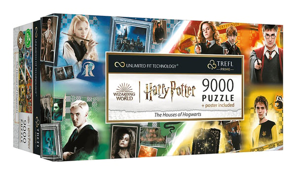 Pussel 9000 Hogwarts hus TREFL