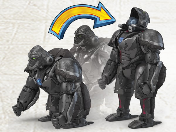Transformers : Rise of the Beasts Command; Convert Animatronic Optimus Primal