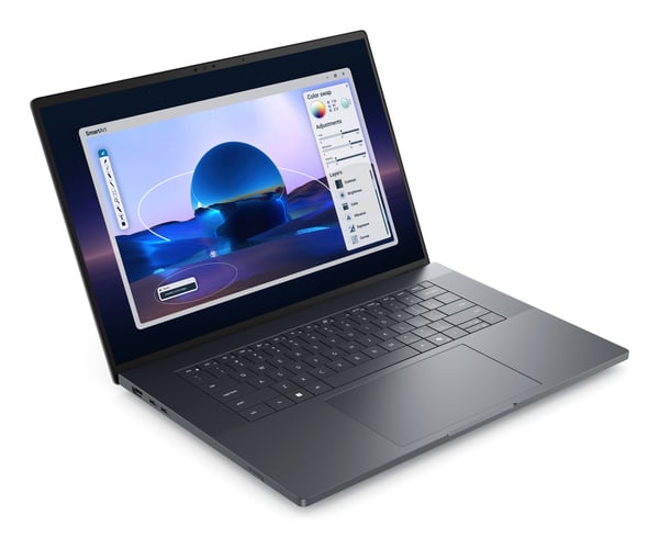 DELL Pro Max 16 Premium MA16250 Intel Core Ultra 9 285H Mobiilityöasema 40,6 cm (16") Full HD+ 64 GB LPDDR5x-SDRAM 1 TB SSD NVIDIA RTX PRO 2000 Blackwell Wi-Fi 7 (802.11be) Windows 11 Pro Saksa Musta