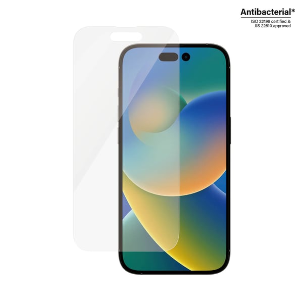PanzerGlass ® Screen Protector iPhone 14 Pro | Classic Fit Genomskinligt skärmskydd Apple 1 styck