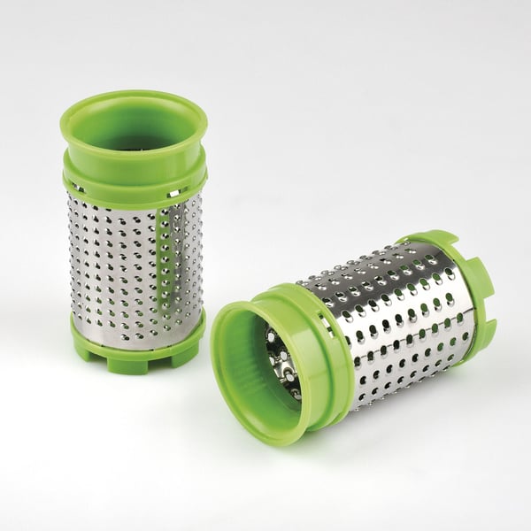 Girmi GT0203 Elektriske rivejern og spiralizer Elektrisk rivejern Plast Grøn, Hvid
