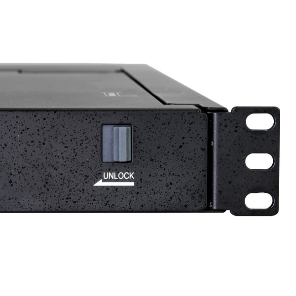 StarTech.com Rack KVM-konsol - US-tangentbord (QWERTY), en port VGA KVM med 17-tums LCD-skärm - 1U LCD