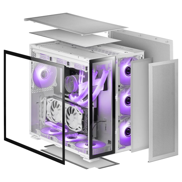 Mars Gaming MCNOVA datorväskor Tower Aluminium, Svart