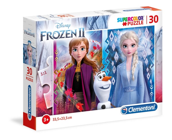 Clementoni Disney Frozen 2 Puslespil 30 stk Tegnefilm