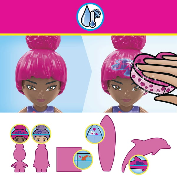 MEGA Barbie Color Reveal Dolphin Exploration