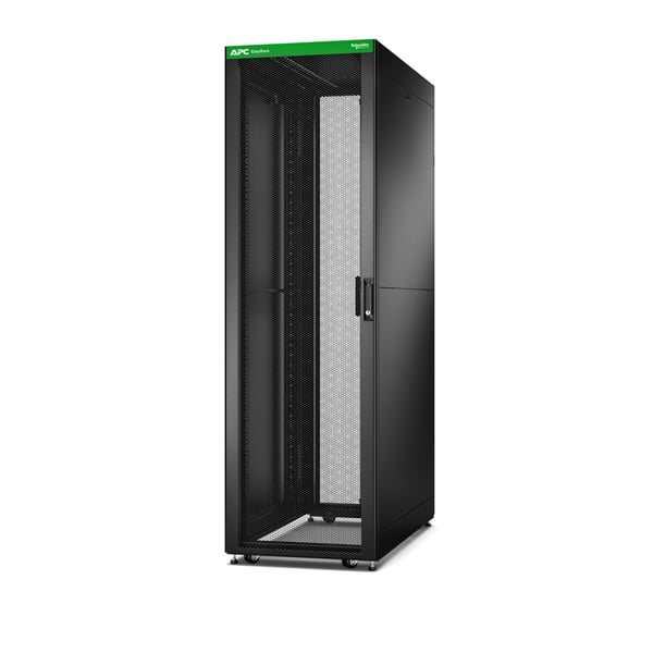 APC Easy Rack 600mm/42U/1000mm , with Roof, Side panel Fritstående reol Sort