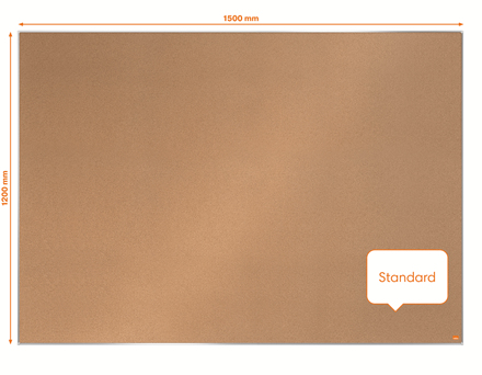 Nobo Impression Pro Anslagstavla Kork 150x120 cm