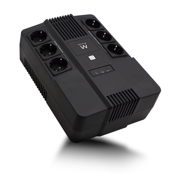 Ewent EW3945 UPS-enhed Interaktivt indgangsstik 0,6 kVA 360 W 1 AC stikkontakt(er)