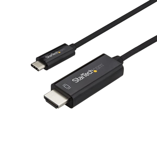 StarTech.com CDP2HD1MBNL videokaapeli-adapteri 1 m USB Type-C HDMI Musta StarTech.com CDP2HD1MBNL videokaapeli-adapteri 1 m USB Type-C HDMI Musta