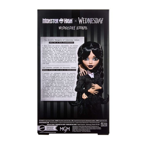 Monster High x Wednesday Addams Doll