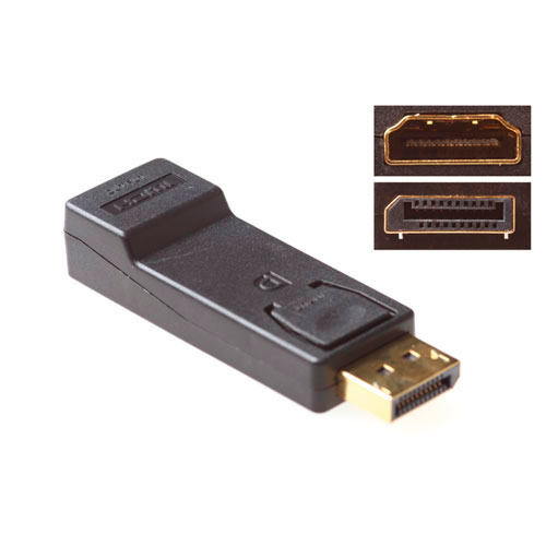 ACT AB3985 kabel kønsskifter DisplayPort HDMI Sort