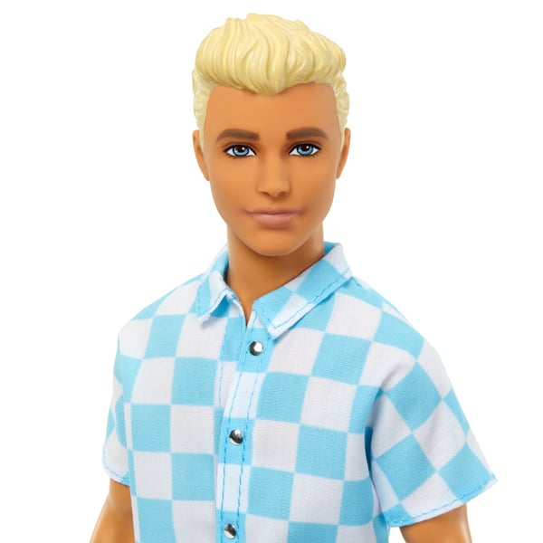 Barbie Blond Ken-docka med badbyxor och tillbehör med strandtema