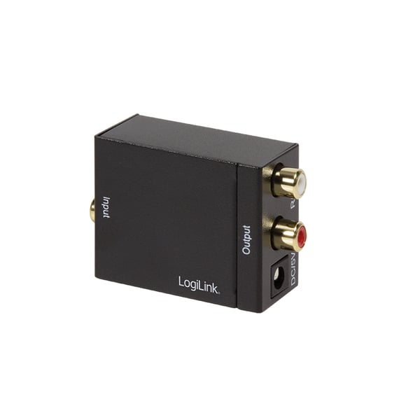 LogiLink CA0100 ljudomvandlare Svart