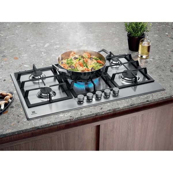 Electrolux KGS9536SX Rostfritt stål Inbyggd 90 cm Gas 5 zone(s)