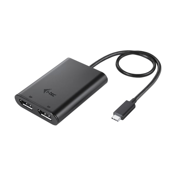 i-tec C31DUAL4K60DP USB-grafikadapter 7680 x 4320 pixlar Svart