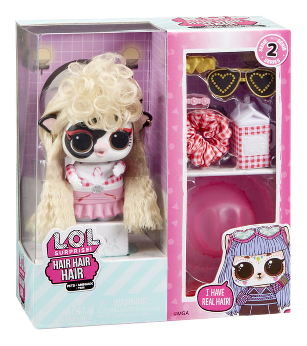 L.O.L. Surprise! Hair Hair Hair Pets Asst in PDQ