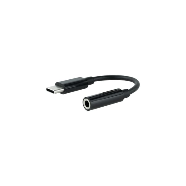 Nanocable 10.24.1205 ljudkabel 0,11 m 3,5 mm USB Type-C Svart
