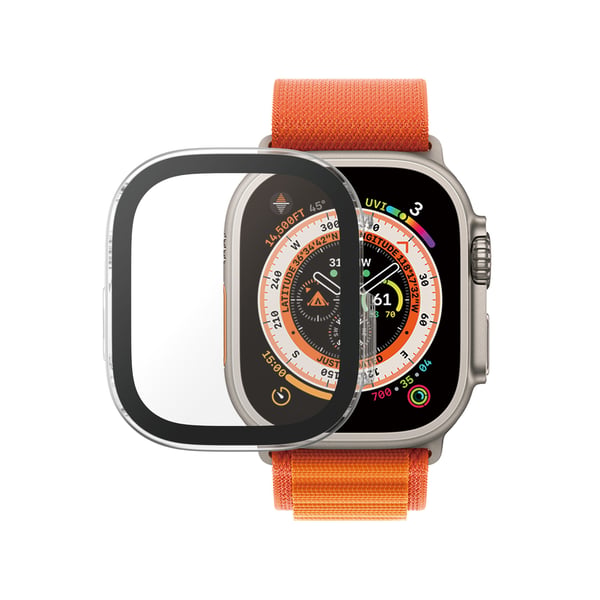 PanzerGlass ® Full Body Transparent w. D3O® Apple Watch Ultra | Ultra 2 | 49mm Kirkas näytönsuoja 1 kpl PanzerGlass ® Full Body Transparent w. D3O® Apple Watch Ultra | Ultra 2 | 49mm Kirkas näytönsuoja 1 kpl