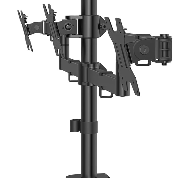 Hama 00220899 monitorin kiinnike ja jalusta 68,6 cm (27") Vastaanotto Musta