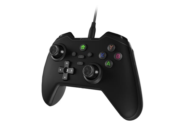 GENESIS Mangan 300 Svart USB Spelplatta Analog / Digital Android, Nintendo Switch, PC