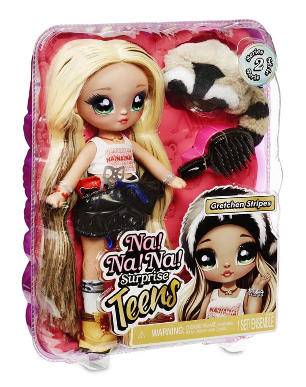 Na! Na! Na! Surprise Teens Doll - Gretchen Stripes (Raccoon)