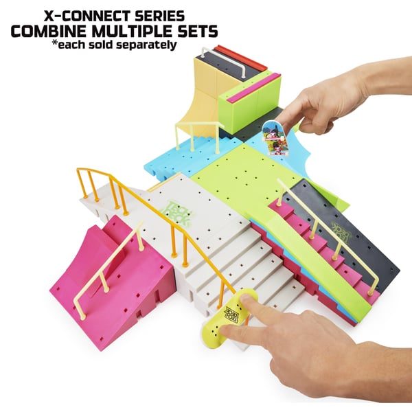 Tech Deck TED ACS XConnectNeonLrgPlayset GML Sormiskeittilautasarja
