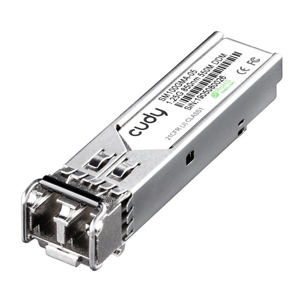 Cudy SM100GMA-05 transceiver-moduler för nätverk Fiberoptik 1250 Mbit/s SFP 850 nm