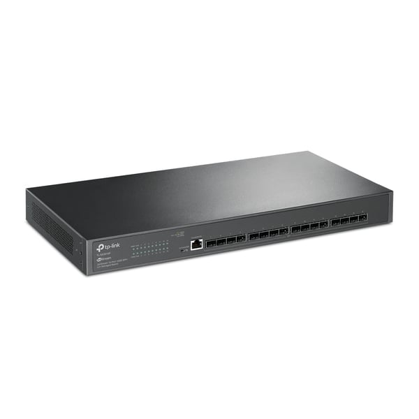 TP-Link JetStream TL-SX3016F verkkokytkin Hallittu L2+/L3 Musta