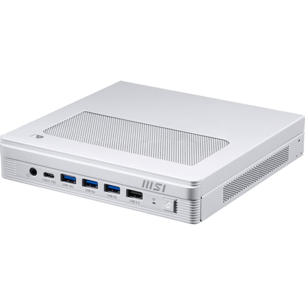 MSI PRO DP10 A14MG-007BEU persondatorer/arbetsstationer Intel® Pentium® Gold G7400 1,1L storlek PC Mini-PC, barebone Vit