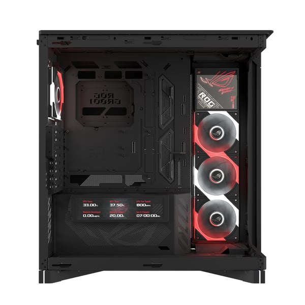 ASUS ROG CRONOX GR801 CURVE TG ARGB BLACK Midi Tower Svart