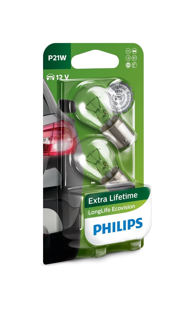 Philips LongLife EcoVision 12498LLECOB2 Længere levetid