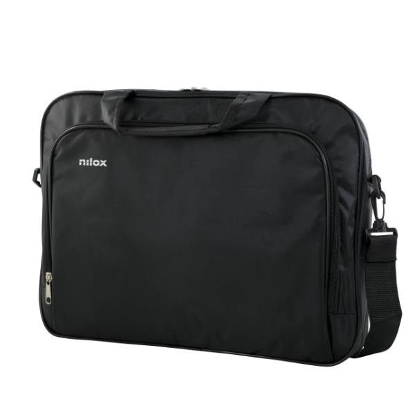 Nilox NOTEBAG 15.6P ESSENTIAL 39,6 cm (15.6") Portfölj Svart