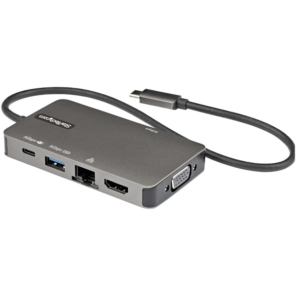 StarTech.com USB-C Multiport Adapter - USB-C till 4K 30Hz HDMI eller 1080p VGA - USB Typ-C Mini Dock m