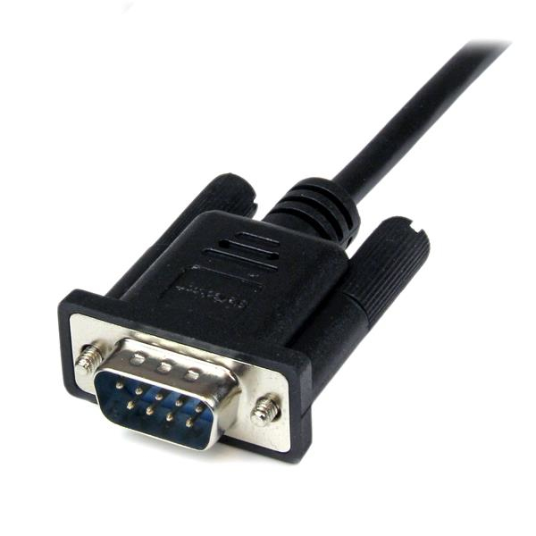 StarTech.com SCNM9FM2MBK serielkabel Sort 2 m DB-9