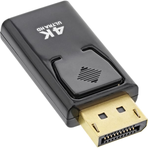 InLine 17198M videokabel adapter DisplayPort male HDMI Sort