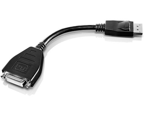 Lenovo 45J7915 videokabel adapter 0,2 m DVI-D DisplayPort Sort