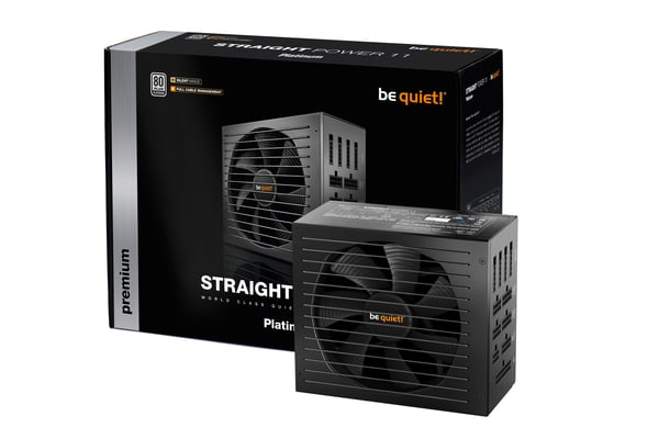 be quiet! Straight Power 11 1200W Platinum strömförsörjningsenheter 20+4 pin ATX ATX Svart