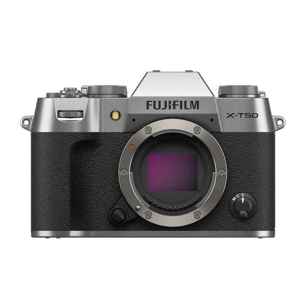 Fujifilm X -T50 MILC-hus 40,2 MP X-Trans CMOS 5 HR 7728 x 5152 pixlar Silver