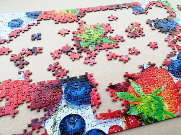 Tactic Lover's Special: Berrymania! - 500 pcs Puslespil 500 stk Mad og drikkevarer