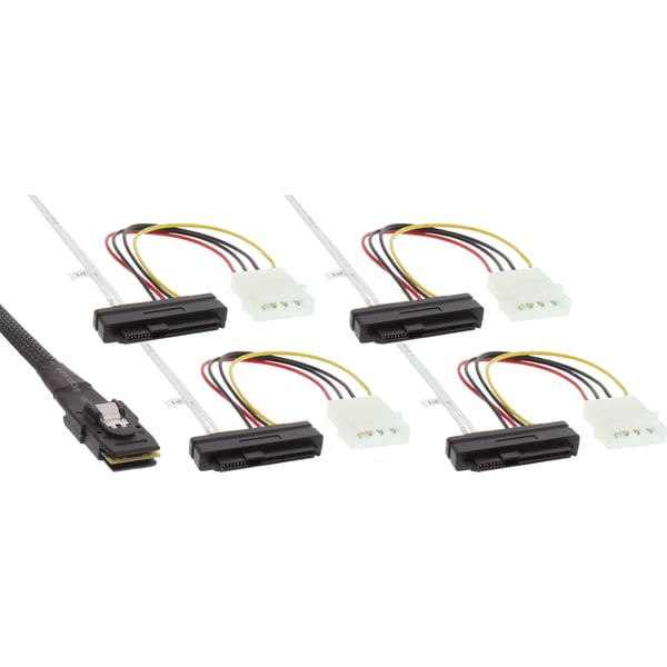 InLine 27621 Serial Attached SCSI (SAS)-kabel 0,75 m Flerfarvet InLine 27621 Serial Attached SCSI (SAS)-kabel 0,75 m Flerfarvet