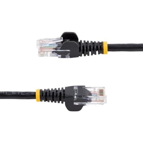 StarTech.com 45PAT5MBK verkkokaapeli Musta 5 m Cat5e U/UTP (UTP)