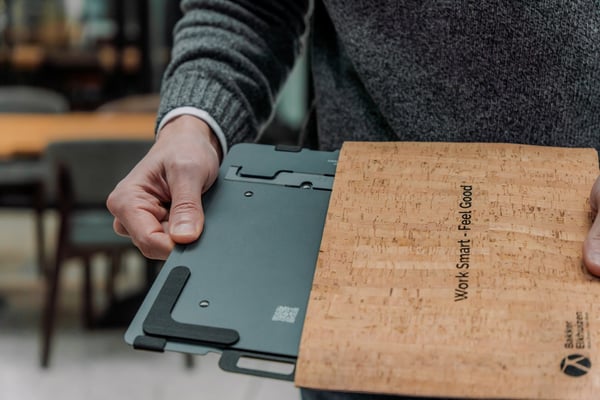 BakkerElkhuizen FlexTop 170 Ställ till bärbara datorer Svart, Mörkgrå 40,6 cm (16")