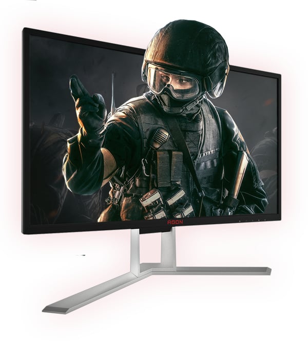AOC AGON 1 AG251FG platta pc-skärmar 62,2 cm (24.5") 1920 x 1080 pixlar Full HD LED Svart, Röd