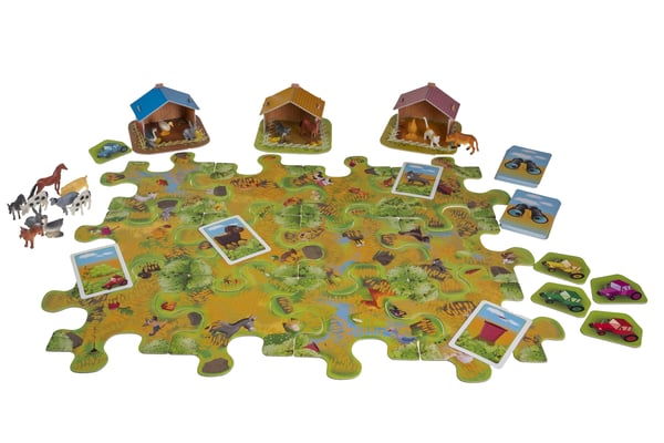 Tactic 58497 brætspil Seek & Find : Farm Koncentration