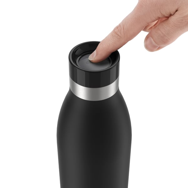 Tefal Bludrop Basic N31109 Dagligt forbrug, Vandring, Sport 700 ml Rustfrit stål Sort, Rustfrit stål