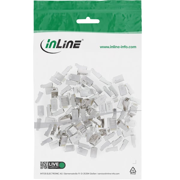 InLine 73098T kabelsamler RJ-45 Transparent