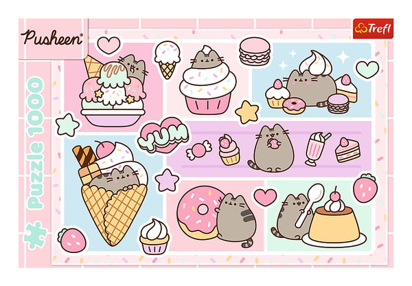Trefl Pusheen Pussel 1000 styck Konst