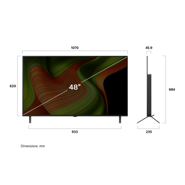 LG OLED AI 48" OLED B5 4K TV OLED48B56 (2025)
